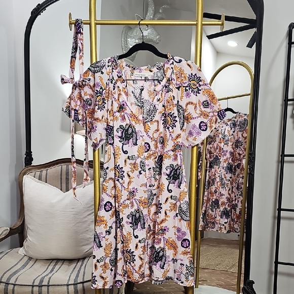 Roller Rabbit Multicolor Floral Dress - Picture 6 of 8